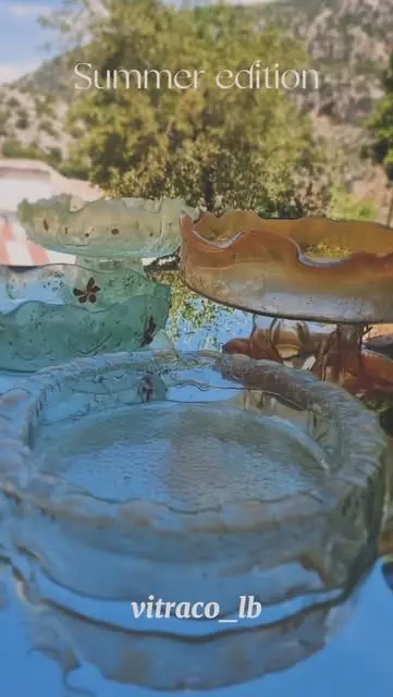 Glass serving dishes