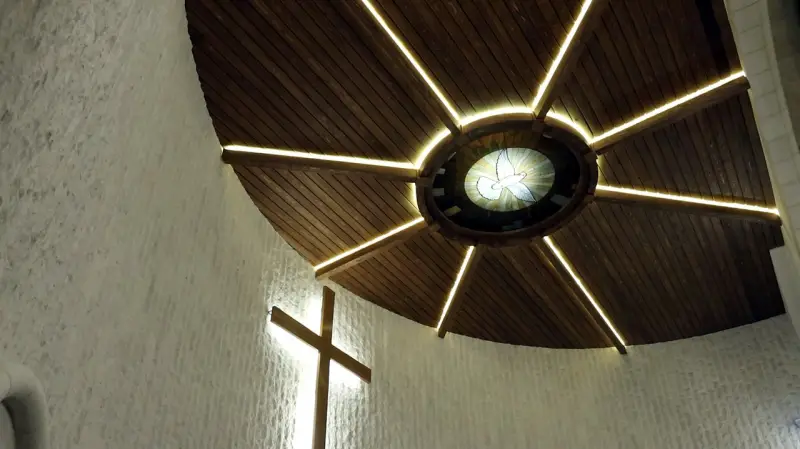 St. Charbel Church, Sfeila — the dome (video)